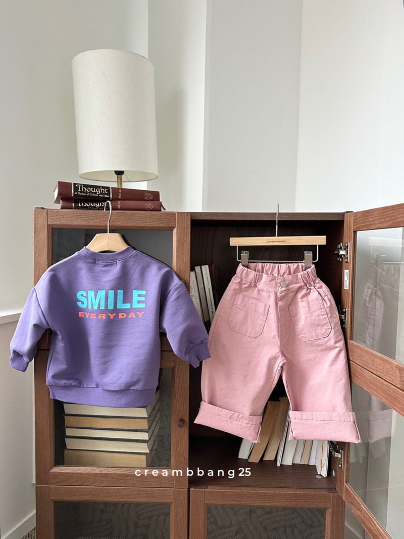Cream Bbang - Korean Children Fashion - #kidzfashiontrend - Half Open Span Bio Cotton Pants - 6