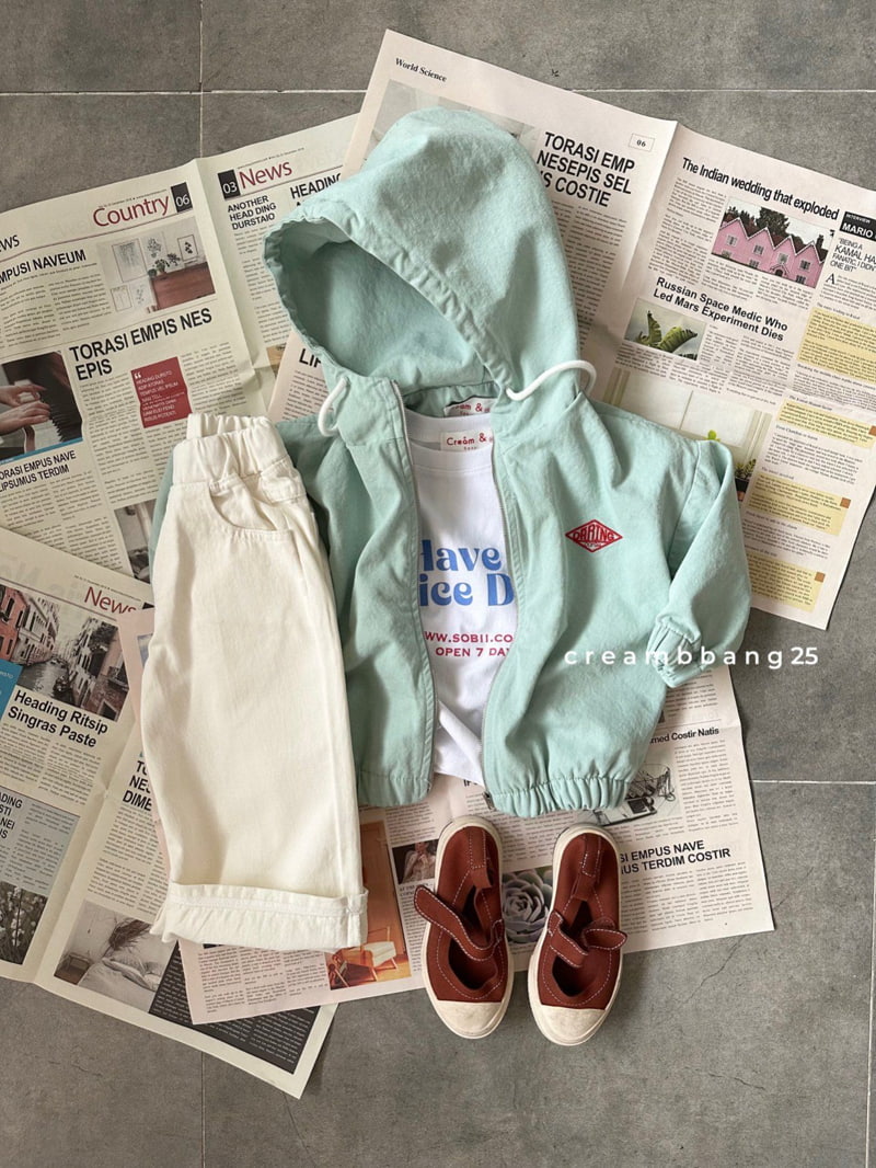 Cream Bbang - Korean Children Fashion - #kidzfashiontrend - Nice Day Single Tee - 9