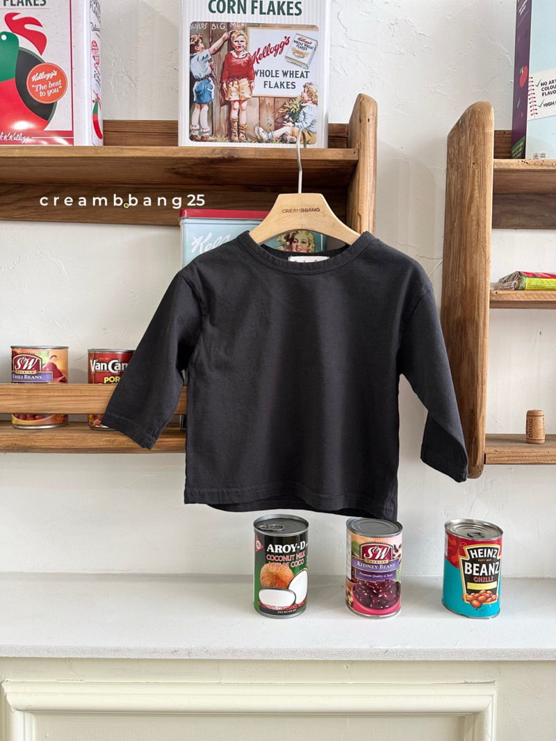 Cream Bbang - Korean Children Fashion - #kidzfashiontrend - Bio Washing Tee - 5