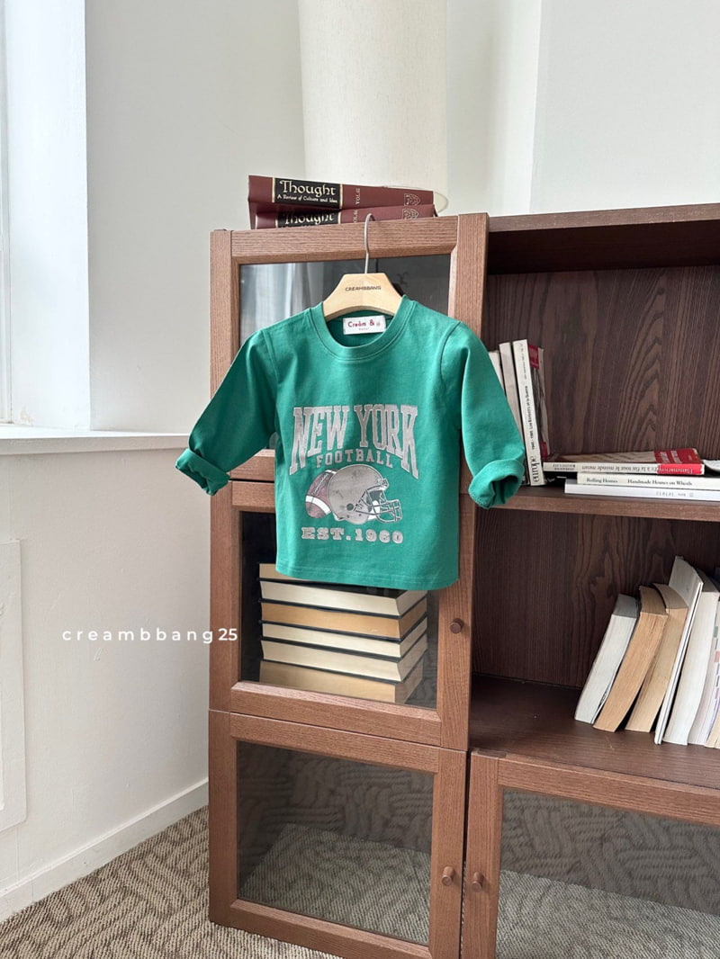 Cream Bbang - Korean Children Fashion - #kidzfashiontrend - Football Single Tee - 3