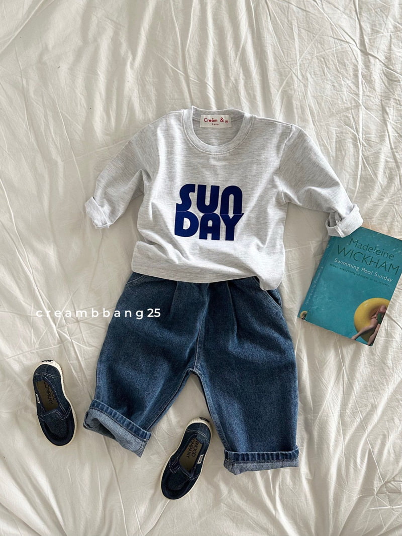 Cream Bbang - Korean Children Fashion - #littlefashionista - Sunday Single Tee - 6