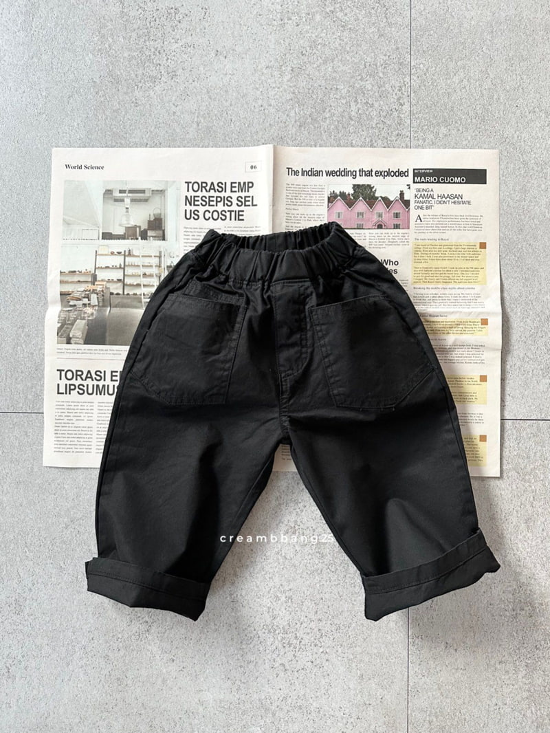 Cream Bbang - Korean Children Fashion - #littlefashionista - Point Pocket Cotton Pants - 12