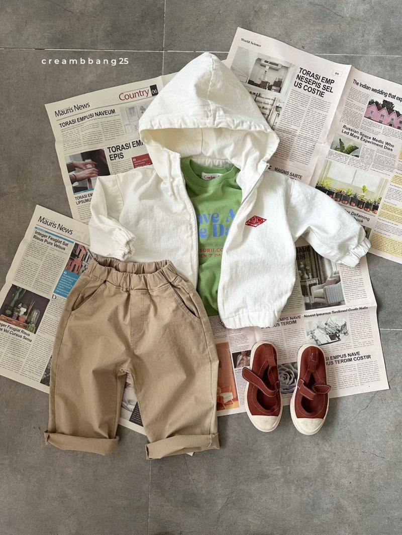Cream Bbang - Korean Children Fashion - #littlefashionista - Nice Day Single Tee - 11