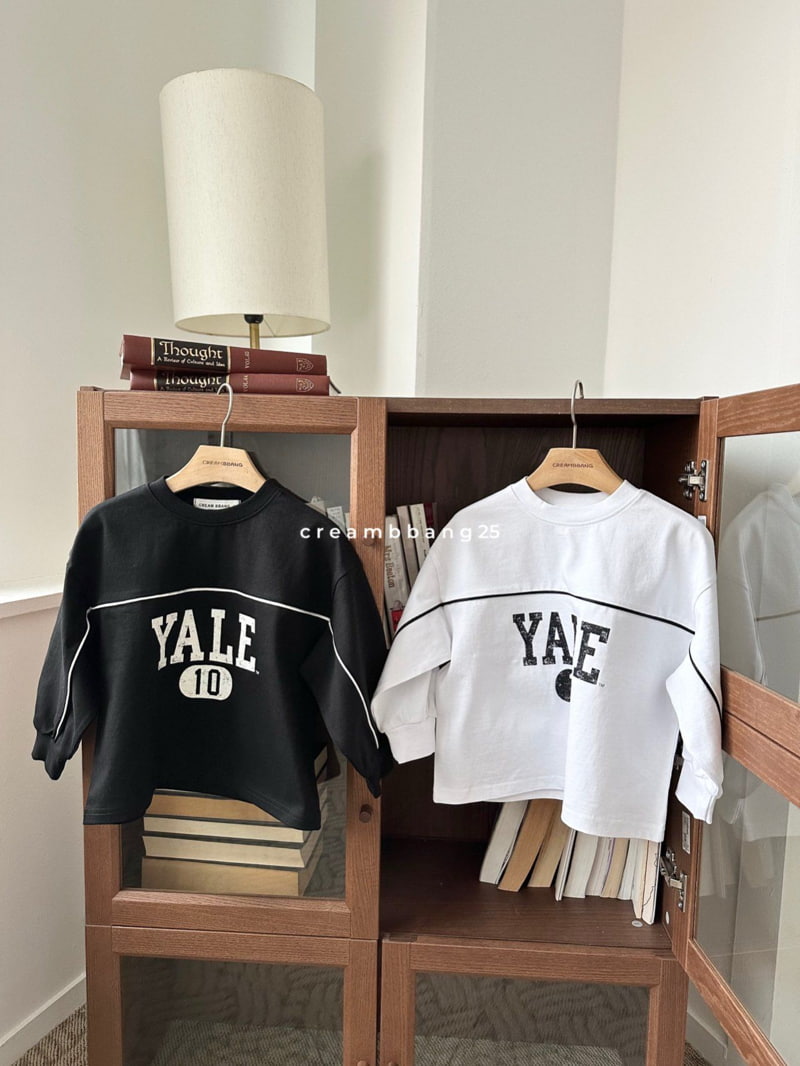 Cream Bbang - Korean Children Fashion - #magicofchildhood - Yale Boxy Tee