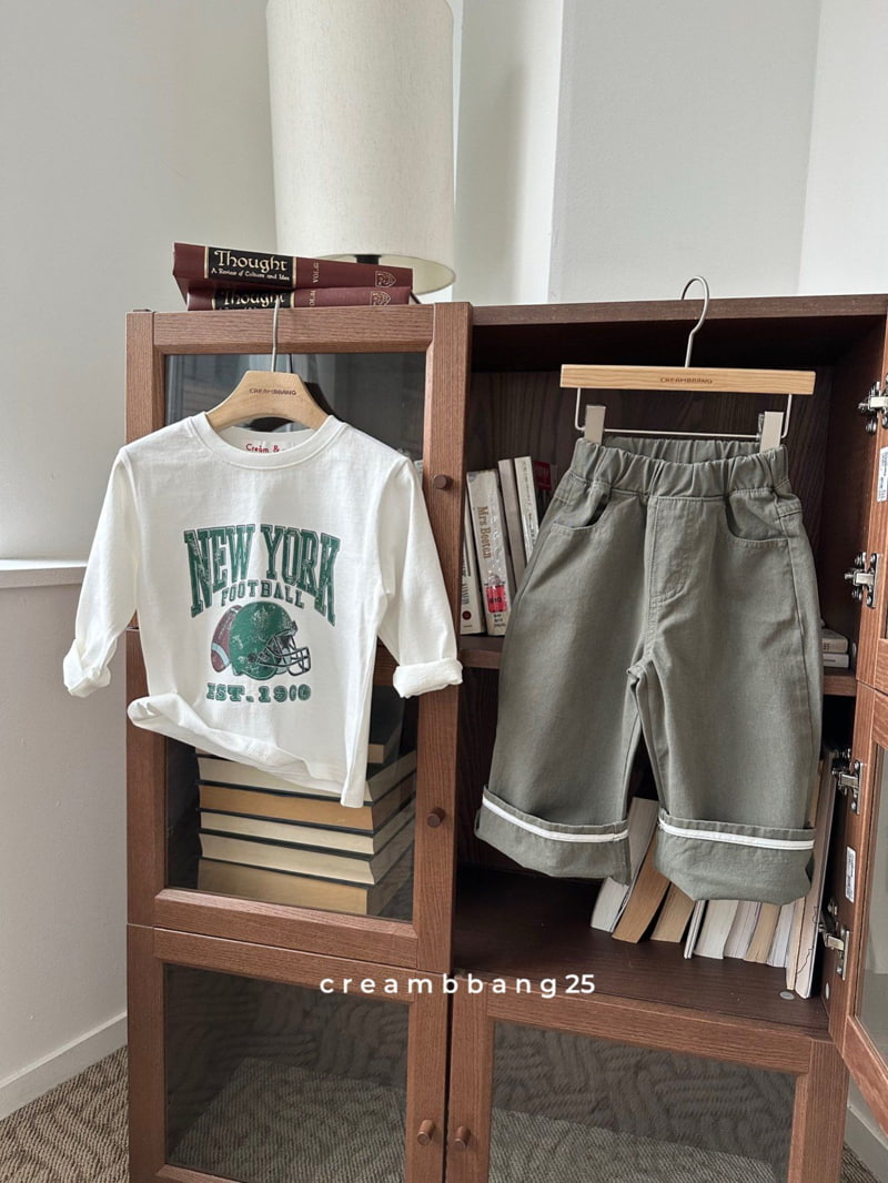 Cream Bbang - Korean Children Fashion - #magicofchildhood - Football Single Tee - 6