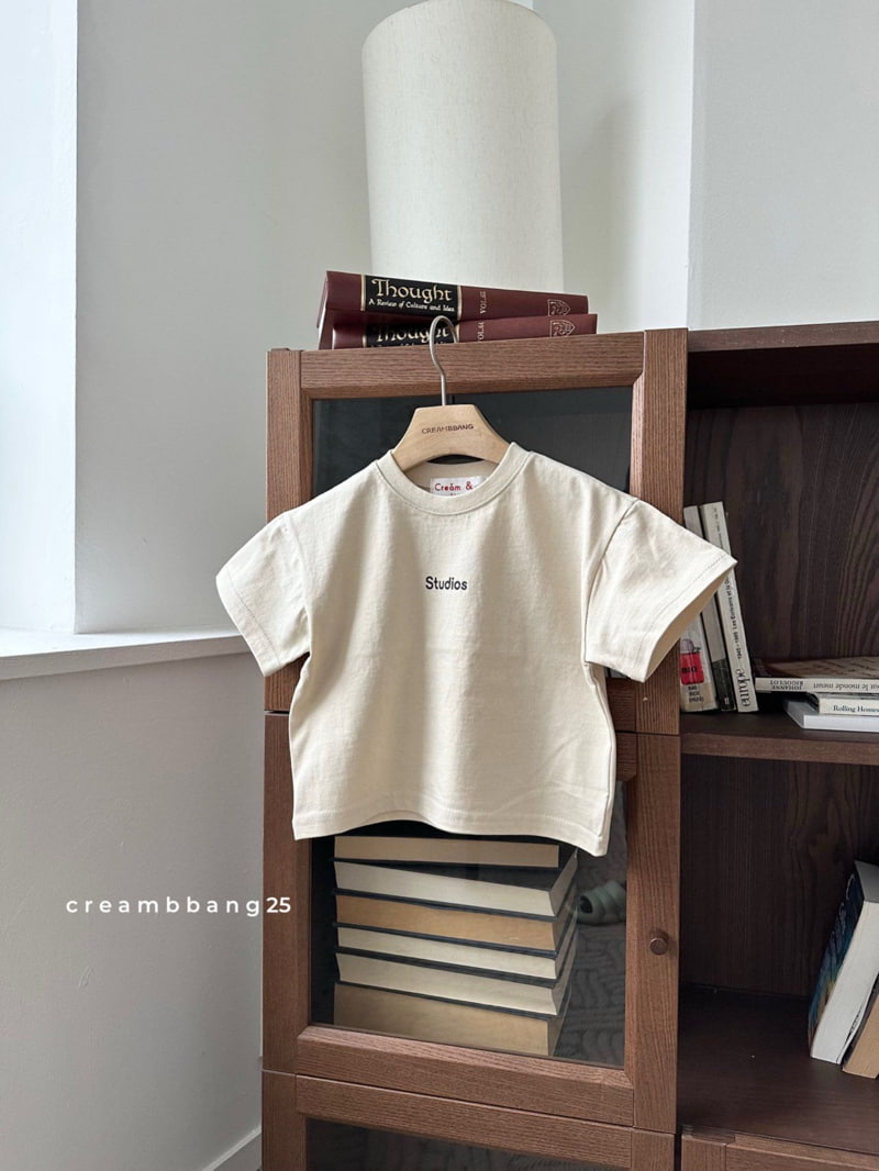 Cream Bbang - Korean Children Fashion - #minifashionista - Studio Short Sleeved Tee - 6