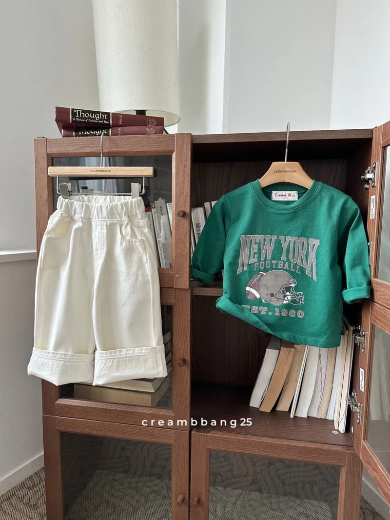 Cream Bbang - Korean Children Fashion - #minifashionista - Football Single Tee - 7