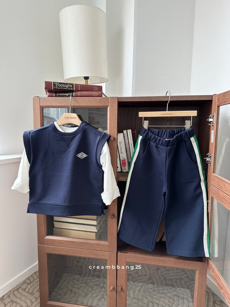 Cream Bbang - Korean Children Fashion - #minifashionista - Tape Training Pants - 6