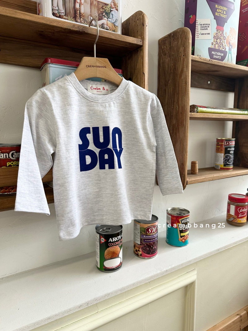 Cream Bbang - Korean Children Fashion - #prettylittlegirls - Sunday Single Tee - 9