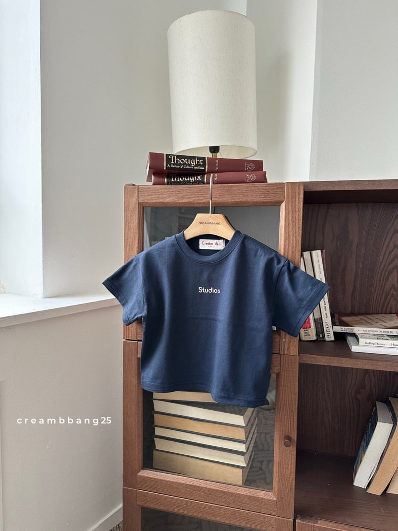 Cream Bbang - Korean Children Fashion - #prettylittlegirls - Studio Short Sleeved Tee - 7