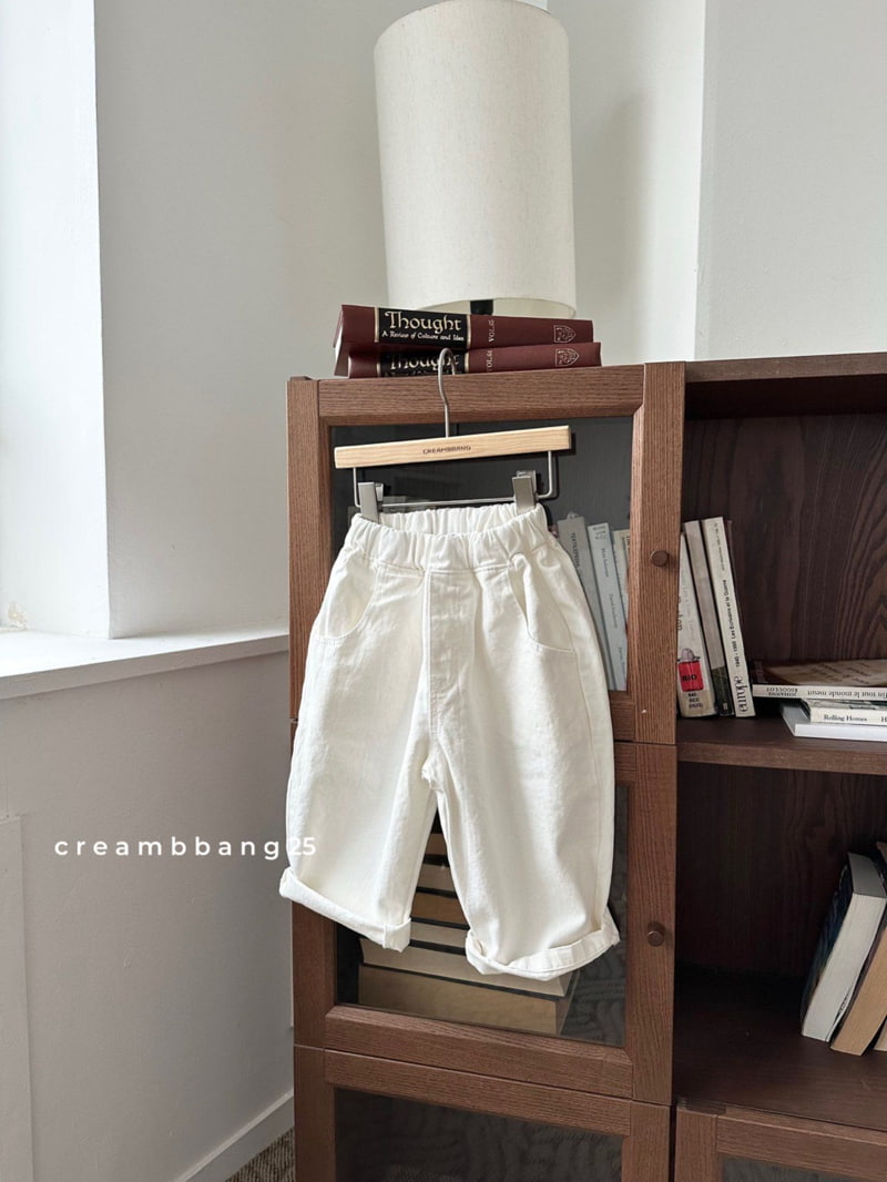 Cream Bbang - Korean Children Fashion - #toddlerclothing - Bio Cotton Baggy Pants - 4