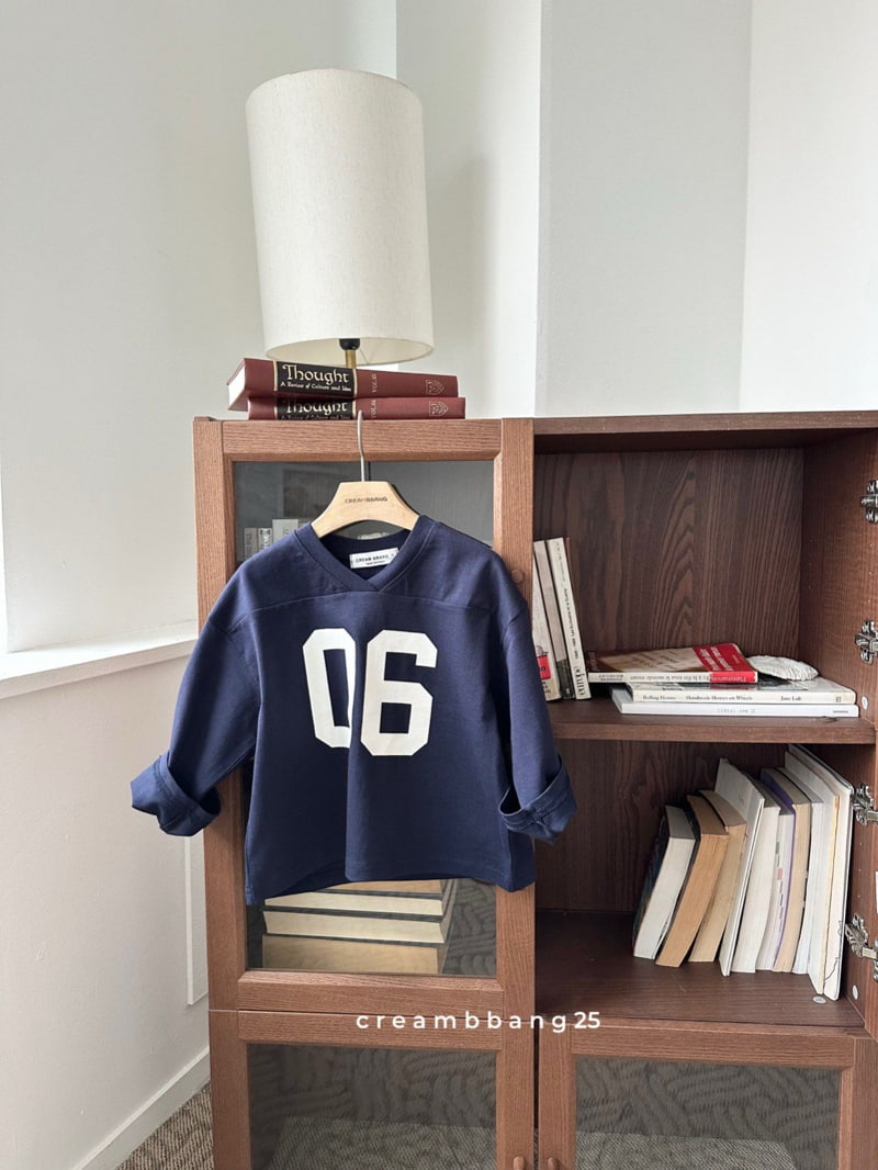 Cream Bbang - Korean Children Fashion - #stylishchildhood - V Neck Slit Tee - 3