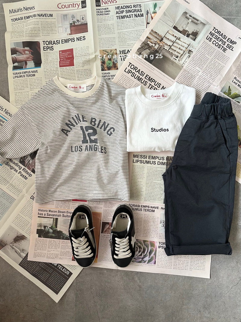 Cream Bbang - Korean Children Fashion - #stylishchildhood - Basic Span Slim Pants - 12