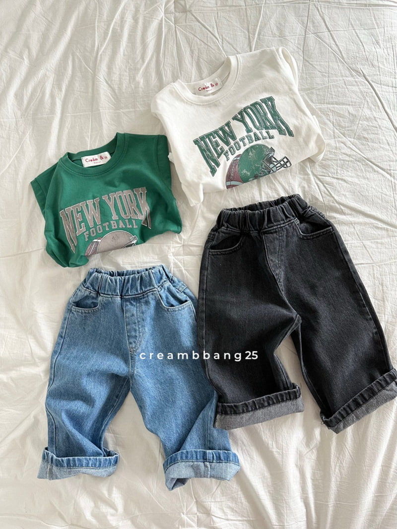 Cream Bbang - Korean Children Fashion - #todddlerfashion - Football Single Tee - 9