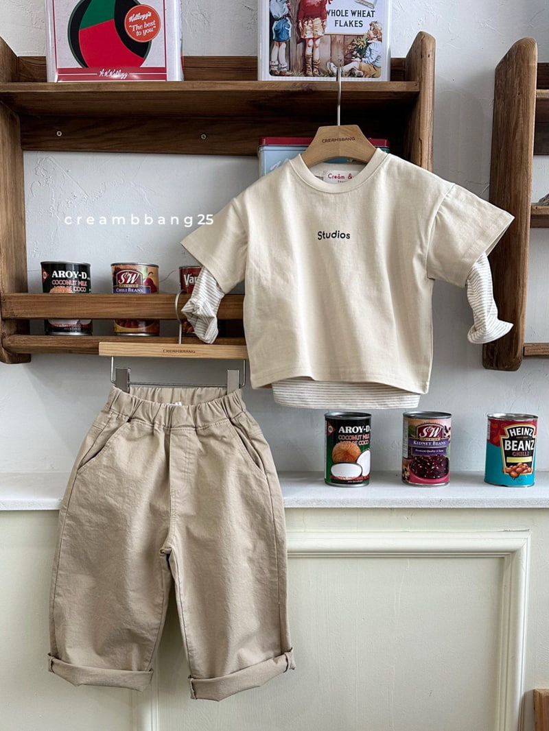 Cream Bbang - Korean Children Fashion - #toddlerclothing - Basic Span Slim Pants - 11