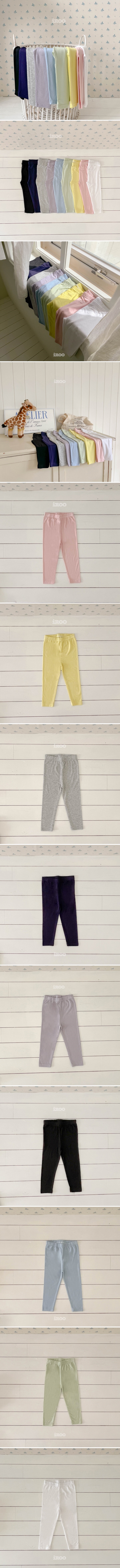 Dae Sung Sa - Korean Children Fashion - #littlefashionista - Tencel Plain Leggings (Junior)
