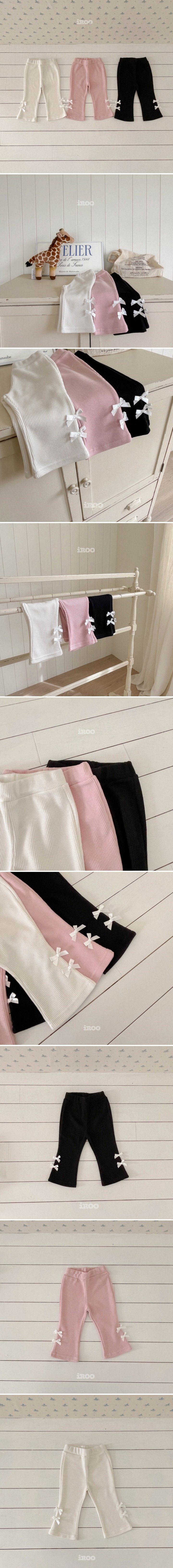 Dae Sung Sa - Korean Children Fashion - #magicofchildhood - Two Ribbon Bootcut Pants