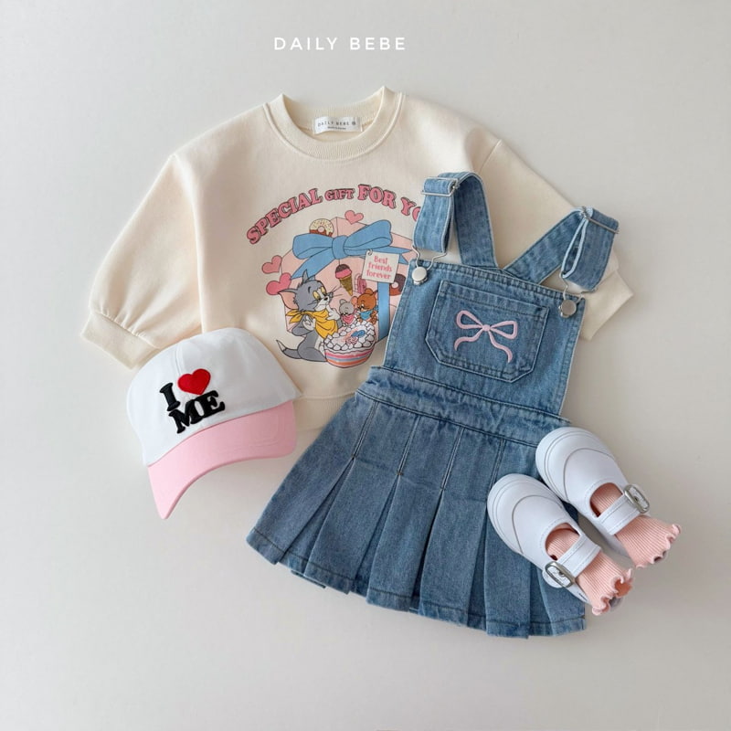 Daily Bebe - Korean Children Fashion - #Kfashion4kids - Denim Suspender Skirt - 11