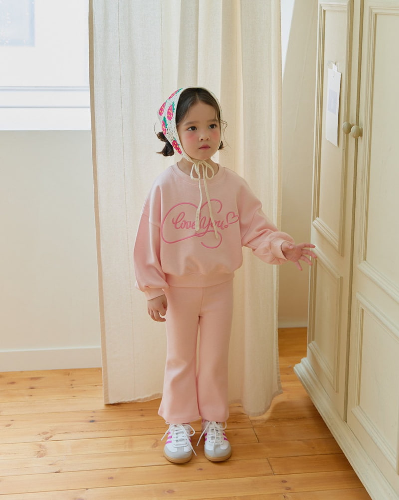 Daily Bebe - Korean Children Fashion - #Kfashion4kids - Love Bootscut Set - 11
