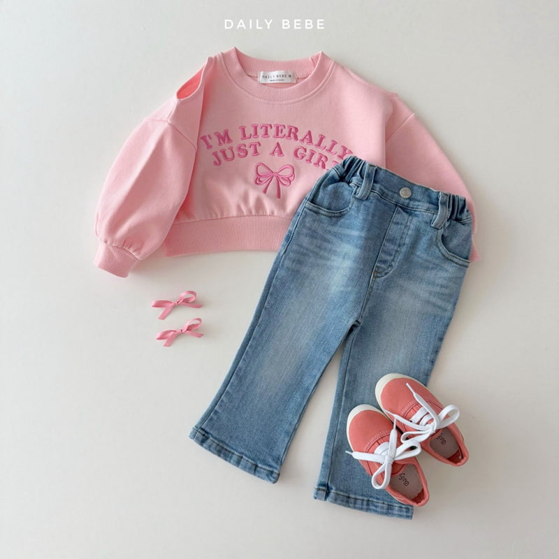Daily Bebe - Korean Children Fashion - #Kfashion4kids - Shoulder Slit Sweatshirts - 9