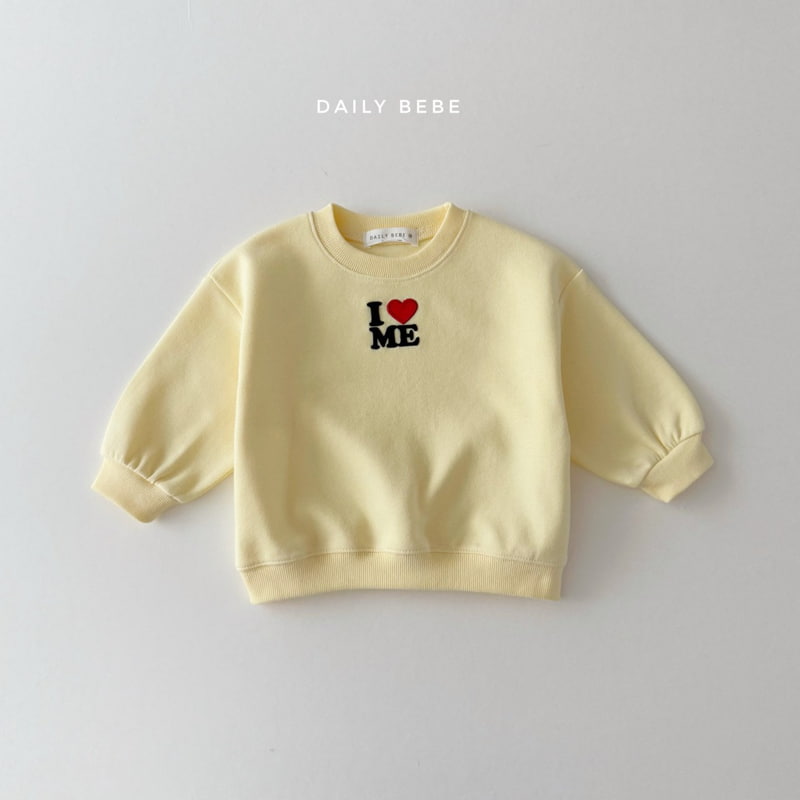 Daily Bebe - Korean Children Fashion - #Kfashion4kids - I Love Me Top Bottom Set - 5