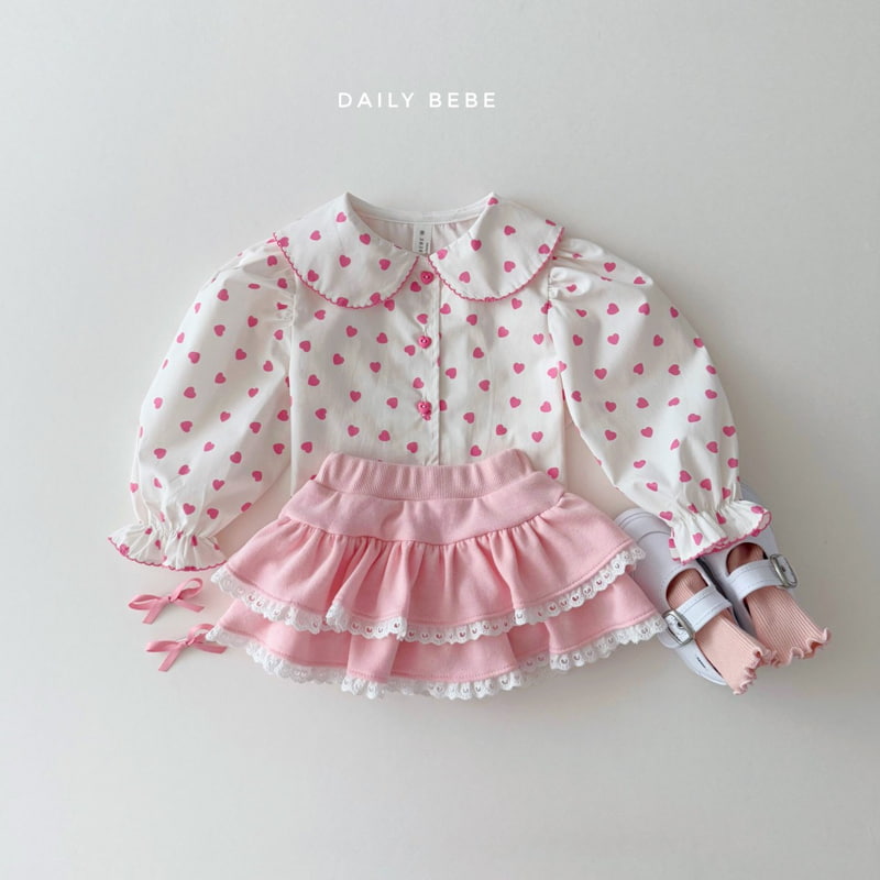 Daily Bebe - Korean Children Fashion - #childofig - Spring Collar Blouse - 6