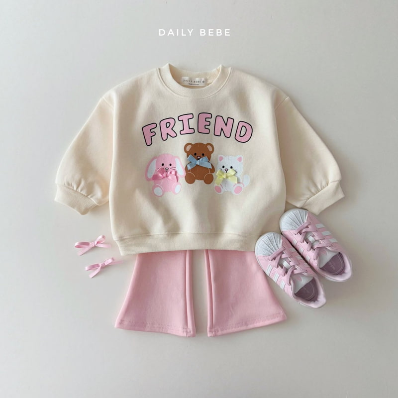Daily Bebe - Korean Children Fashion - #childofig - Friend Sweatshirts - 6