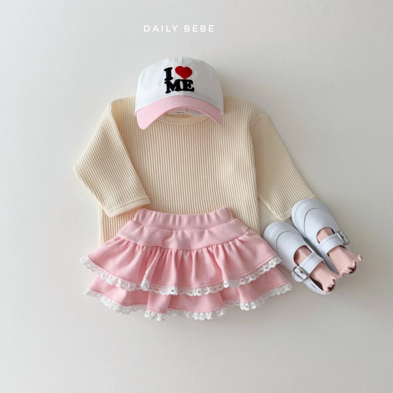 Daily Bebe - Korean Children Fashion - #childofig - Waffle Tee - 5