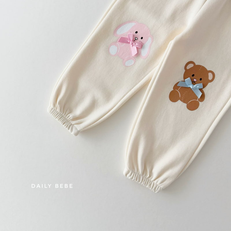 Daily Bebe - Korean Children Fashion - #childrensboutique - Doll Jogger Pants - 5