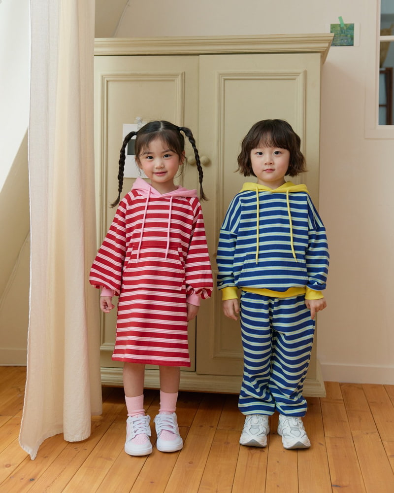 Daily Bebe - Korean Children Fashion - #childrensboutique - Couple Top Bottom Set - 10