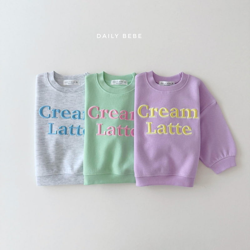 Daily Bebe - Korean Children Fashion - #childrensboutique - Cream Latte Sweatshirts