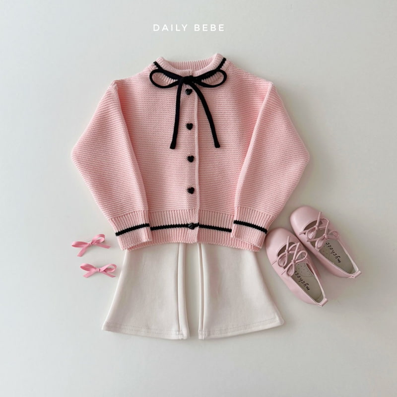 Daily Bebe - Korean Children Fashion - #childrensboutique - Ribbon Cardigan - 12
