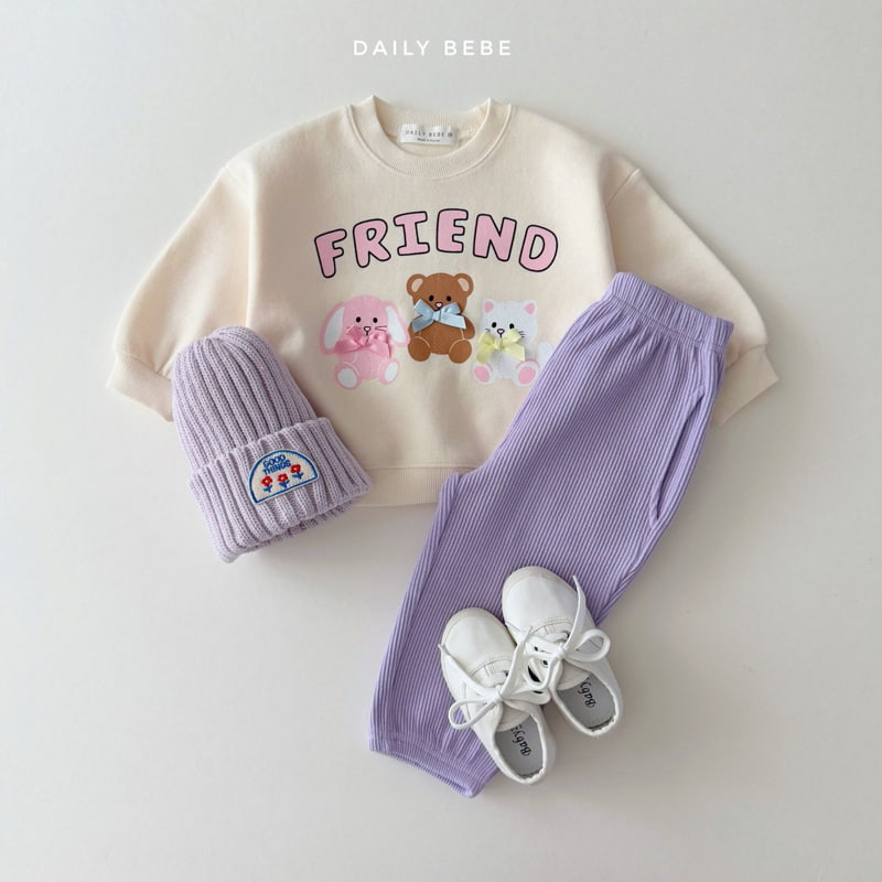 Daily Bebe - Korean Children Fashion - #childrensboutique - Friend Sweatshirts - 8