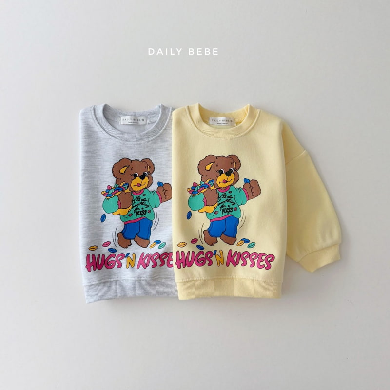 Daily Bebe - Korean Children Fashion - #designkidswear - Kisses Sweatshirts