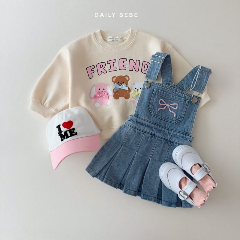 Daily Bebe - Korean Children Fashion - #designkidswear - Friend Sweatshirts - 9