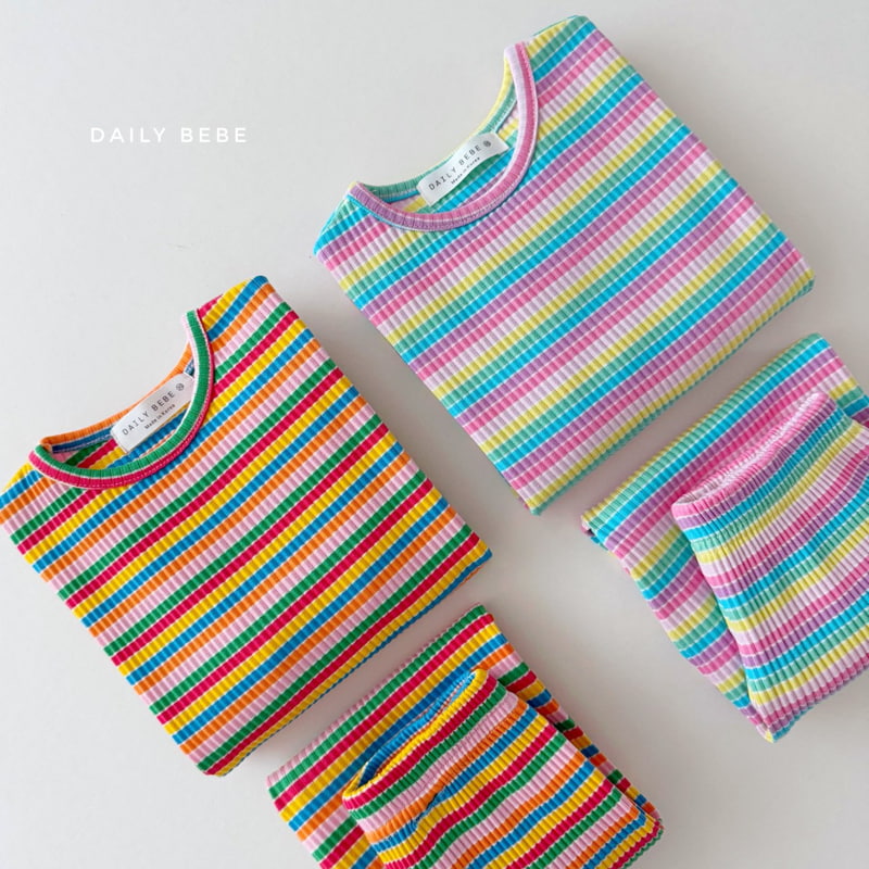 Daily Bebe - Korean Children Fashion - #childrensboutique - Rainbow Easywear - 4