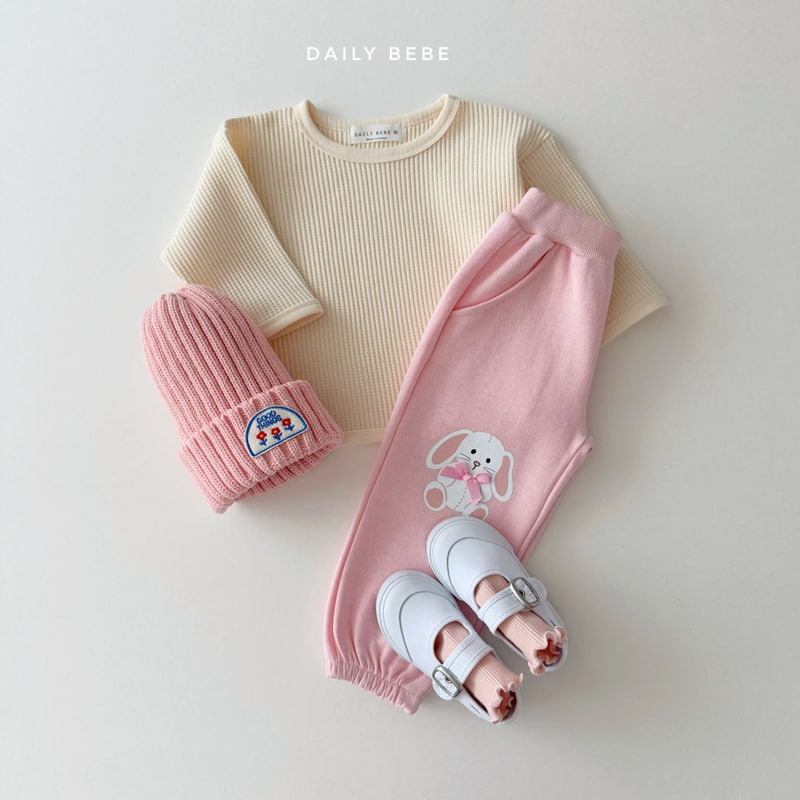Daily Bebe - Korean Children Fashion - #discoveringself - Waffle Tee - 8
