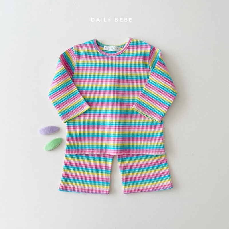 Daily Bebe - Korean Children Fashion - #discoveringself - Rainbow Easywear - 5