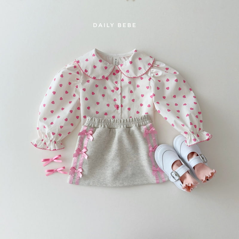 Daily Bebe - Korean Children Fashion - #fashionkids - Spring Collar Blouse - 10