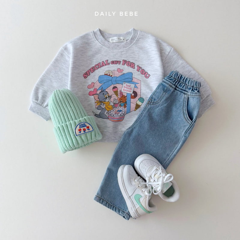 Daily Bebe - Korean Children Fashion - #fashionkids - Comfy Denim Pants - 8