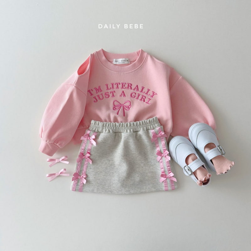 Daily Bebe - Korean Children Fashion - #kidsshorts - Ribbon Skirt - 12