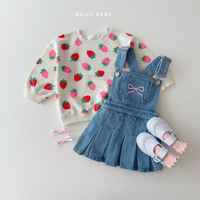 Daily Bebe - Korean Children Fashion - #kidsshorts - Spring Pattern Sweatshirts - 6