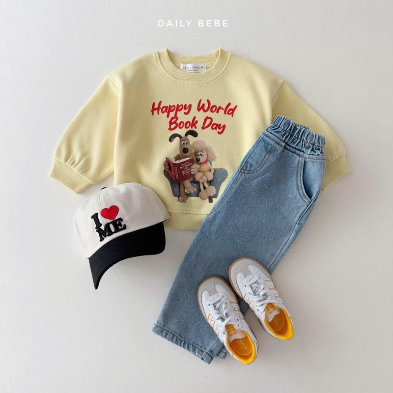 Daily Bebe - Korean Children Fashion - #kidsshorts - Comfy Denim Pants - 9