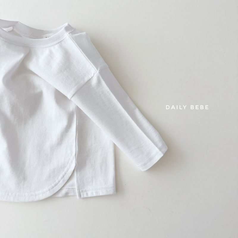 Daily Bebe - Korean Children Fashion - #kidsshorts - Layered Tee - 6