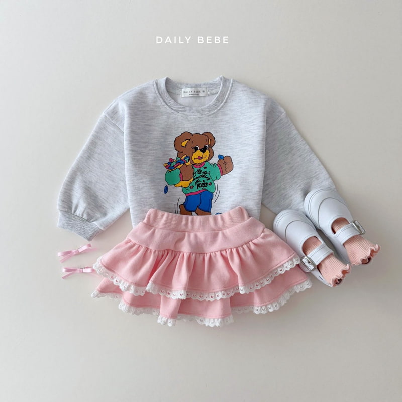Daily Bebe - Korean Children Fashion - #kidsstore - Kisses Sweatshirts - 5