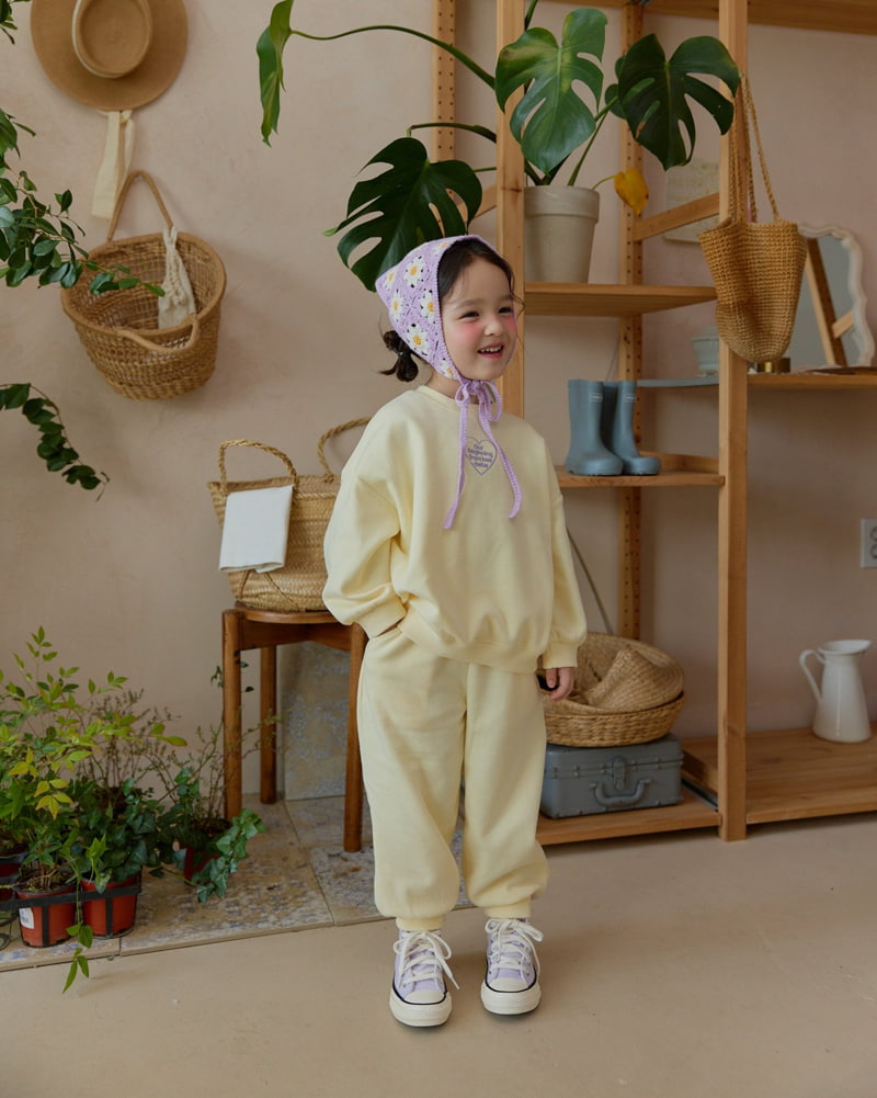 Daily Bebe - Korean Children Fashion - #kidsstore - From Heart Top Bottom Set - 12