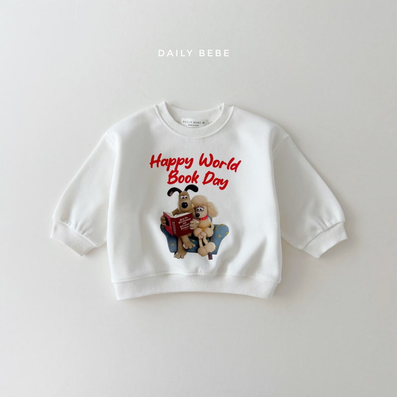 Daily Bebe - Korean Children Fashion - #kidsshorts - Book Day Sweatshirts - 4