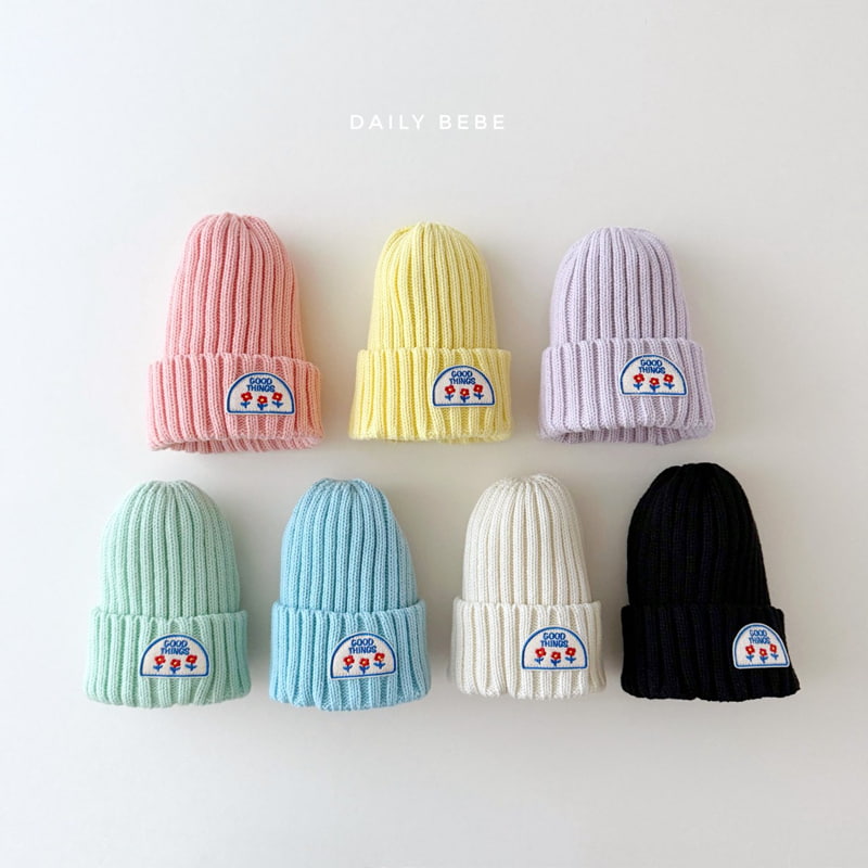 Daily Bebe - Korean Children Fashion - #kidsstore - Spring Patch Long Beanie