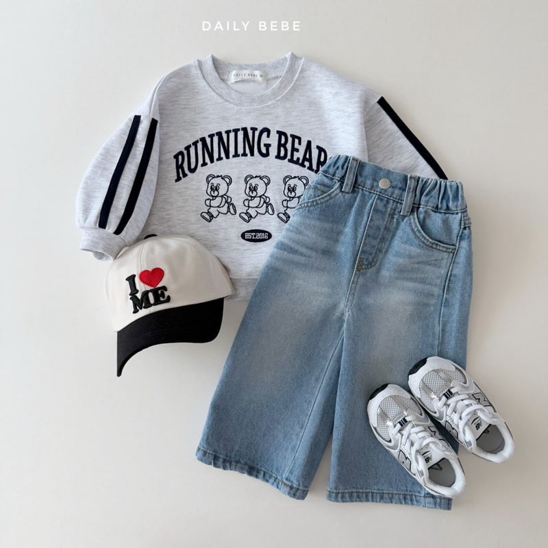 Daily Bebe - Korean Children Fashion - #kidzfashiontrend - Running Bear Sweatshirts - 6