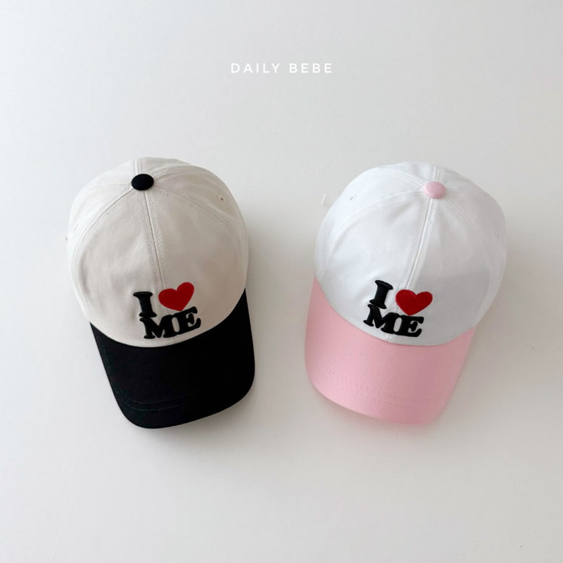 Daily Bebe - Korean Children Fashion - #kidzfashiontrend - I Love Me Ballcap